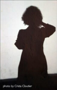 Crista Cloutier silhouette self-portrait