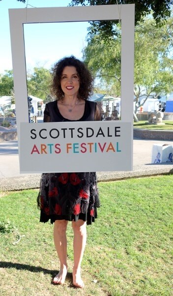 Crista Cloutier at Scottsdale Arts Festival