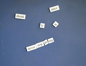 Magnetic poetry