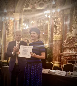 Gold Medal from the French Academy of Arts, Science, and Letters